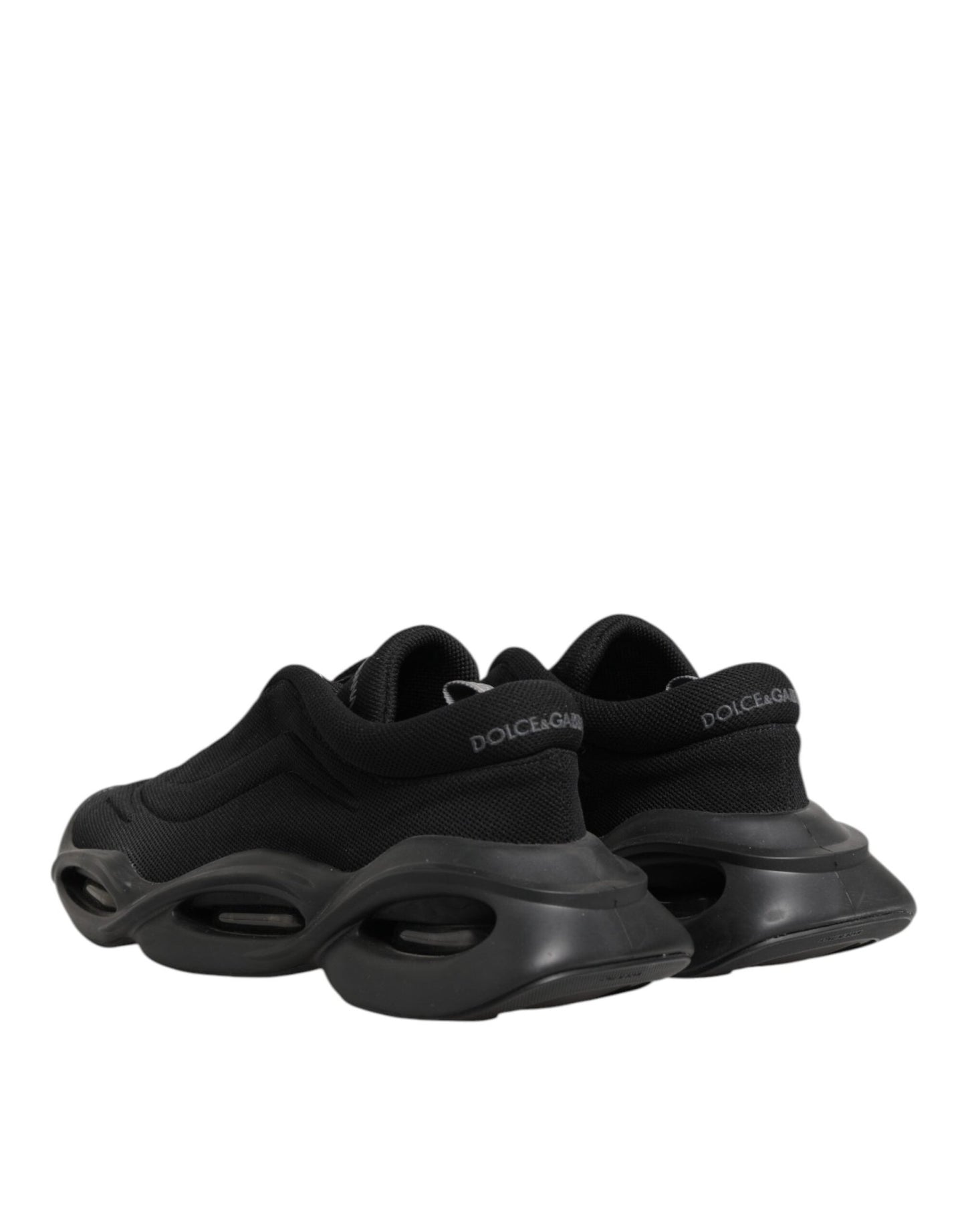Dolce & Gabbana Black Lace Up Wave Low Top Men Sneaker Shoes – EU44/US11 par Dolce & Gabbana | Disponible sur Sandy Store ByNet