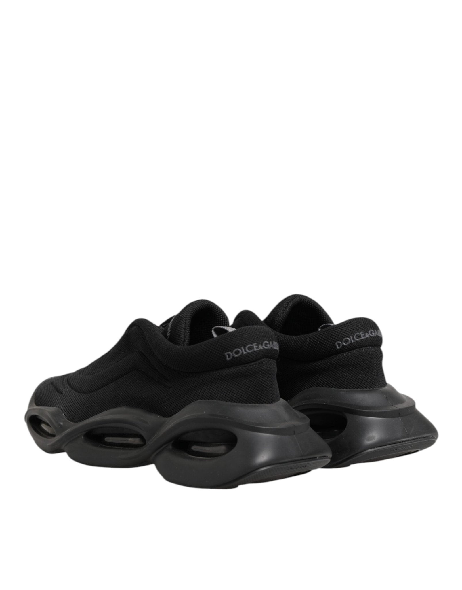 Dolce & Gabbana Black Lace Up Wave Low Top Men Sneaker Shoes – EU44/US11 par Dolce & Gabbana | Disponible sur Sandy Store ByNet