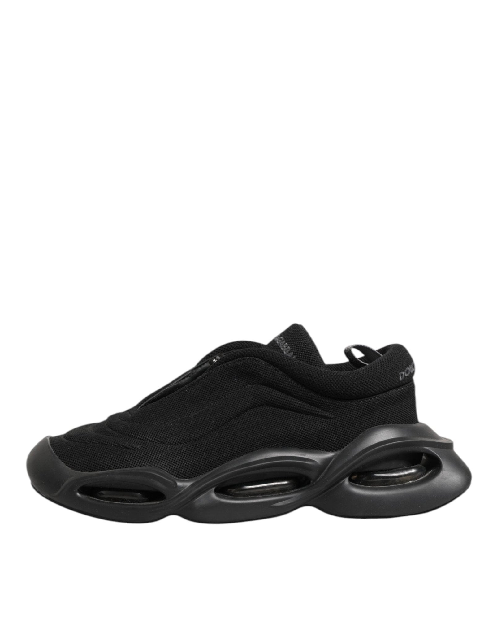 Dolce & Gabbana Black Lace Up Wave Low Top Men Sneaker Shoes – EU44/US11 par Dolce & Gabbana | Disponible sur Sandy Store ByNet
