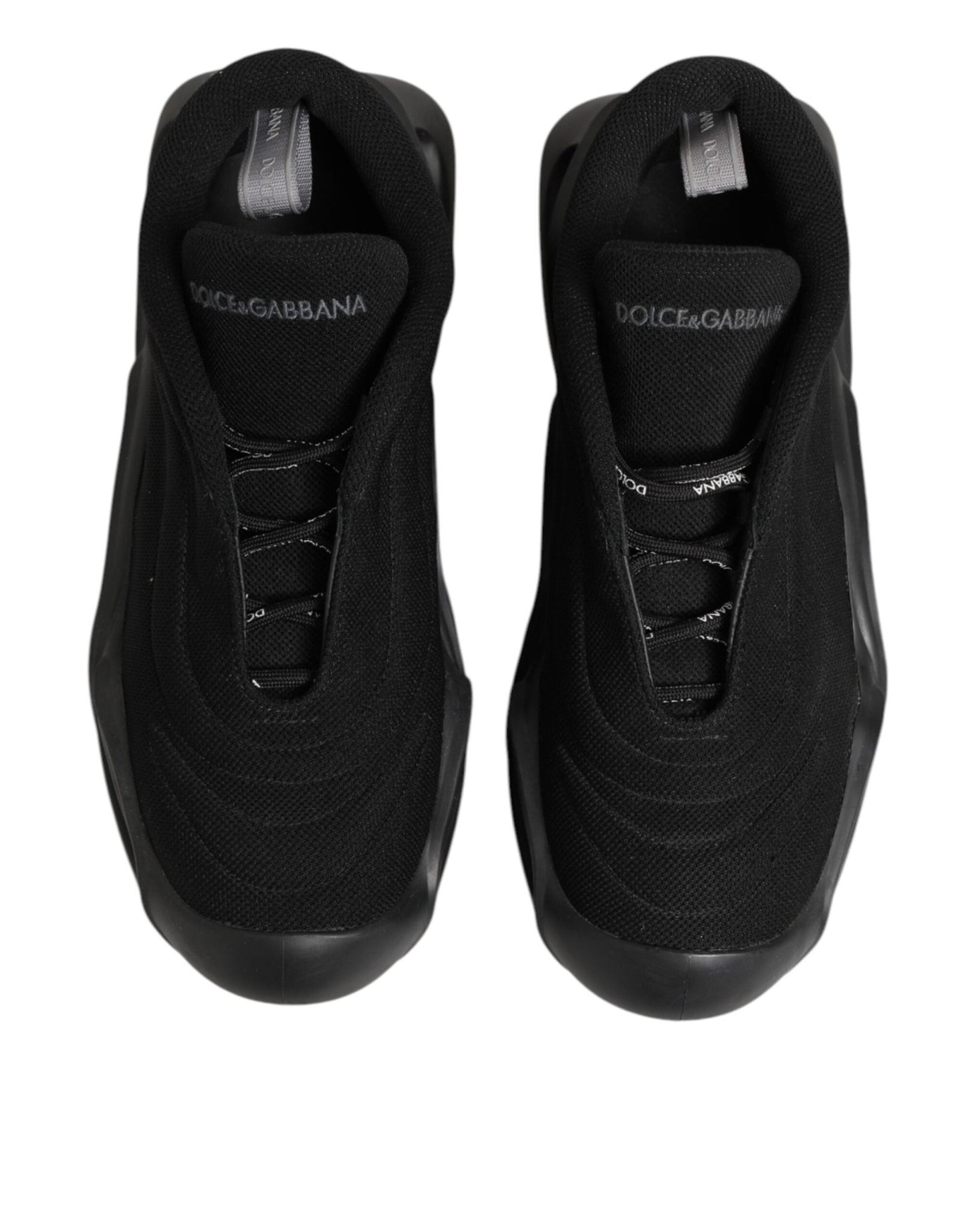 Dolce & Gabbana Black Lace Up Wave Low Top Men Sneaker Shoes – EU44/US11 par Dolce & Gabbana | Disponible sur Sandy Store ByNet
