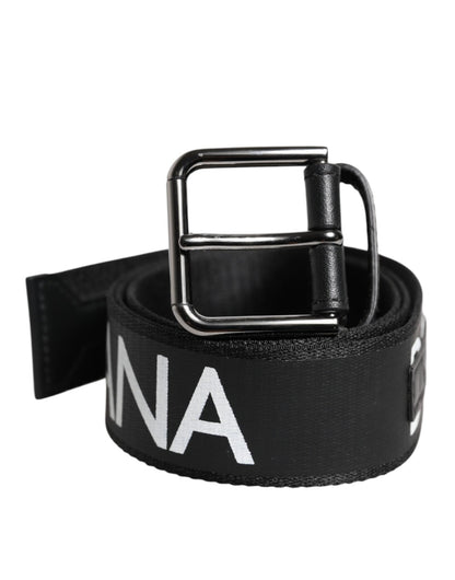 Dolce & Gabbana Black Leather Classic Metal Logo Buckle Belt – 100 cm / 40 Inches par Dolce & Gabbana | Disponible sur Sandy Store ByNet