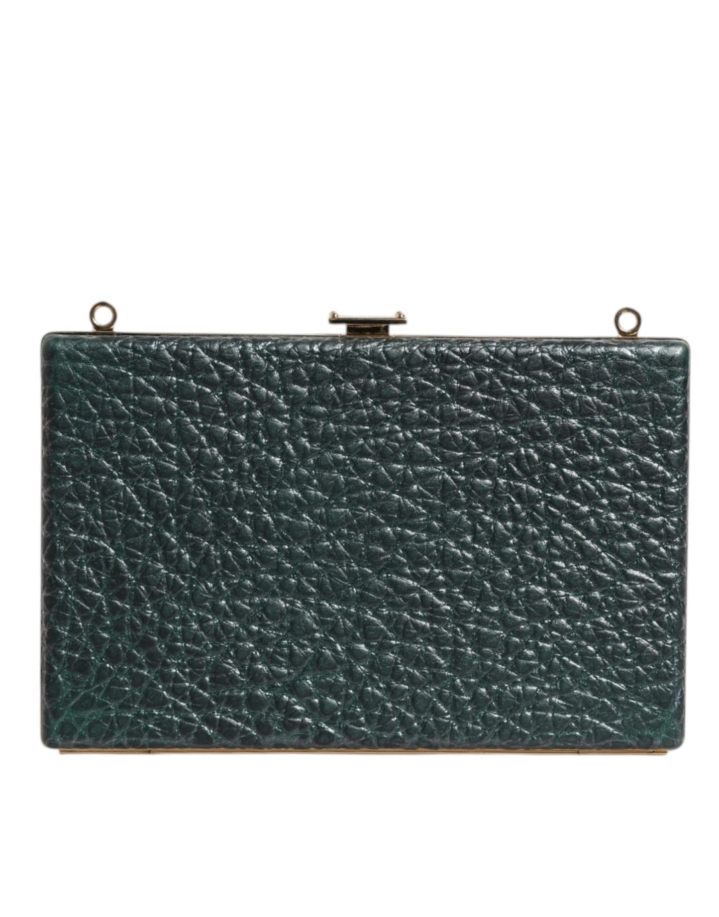 Dolce & Gabbana Black Leather Clutch Evening Crossbody Bag - Sandy Store ByNet