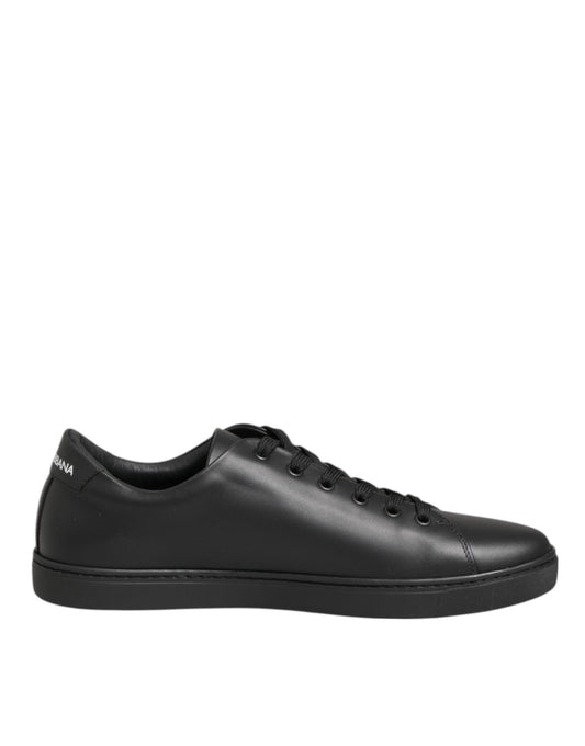 Dolce & Gabbana Black Leather Crystal Heart Sneakers Shoes – EU36.5/US6 par Dolce & Gabbana | Disponible sur Sandy Store ByNet