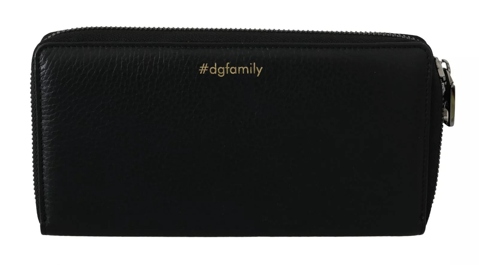 Dolce & Gabbana Black Leather DGFAMILY Zipper Continental Mens Wallet – par Dolce & Gabbana | Disponible sur Sandy Store ByNet