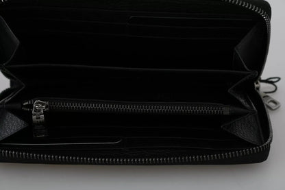 Dolce & Gabbana Black Leather DGFAMILY Zipper Continental Mens Wallet – par Dolce & Gabbana | Disponible sur Sandy Store ByNet