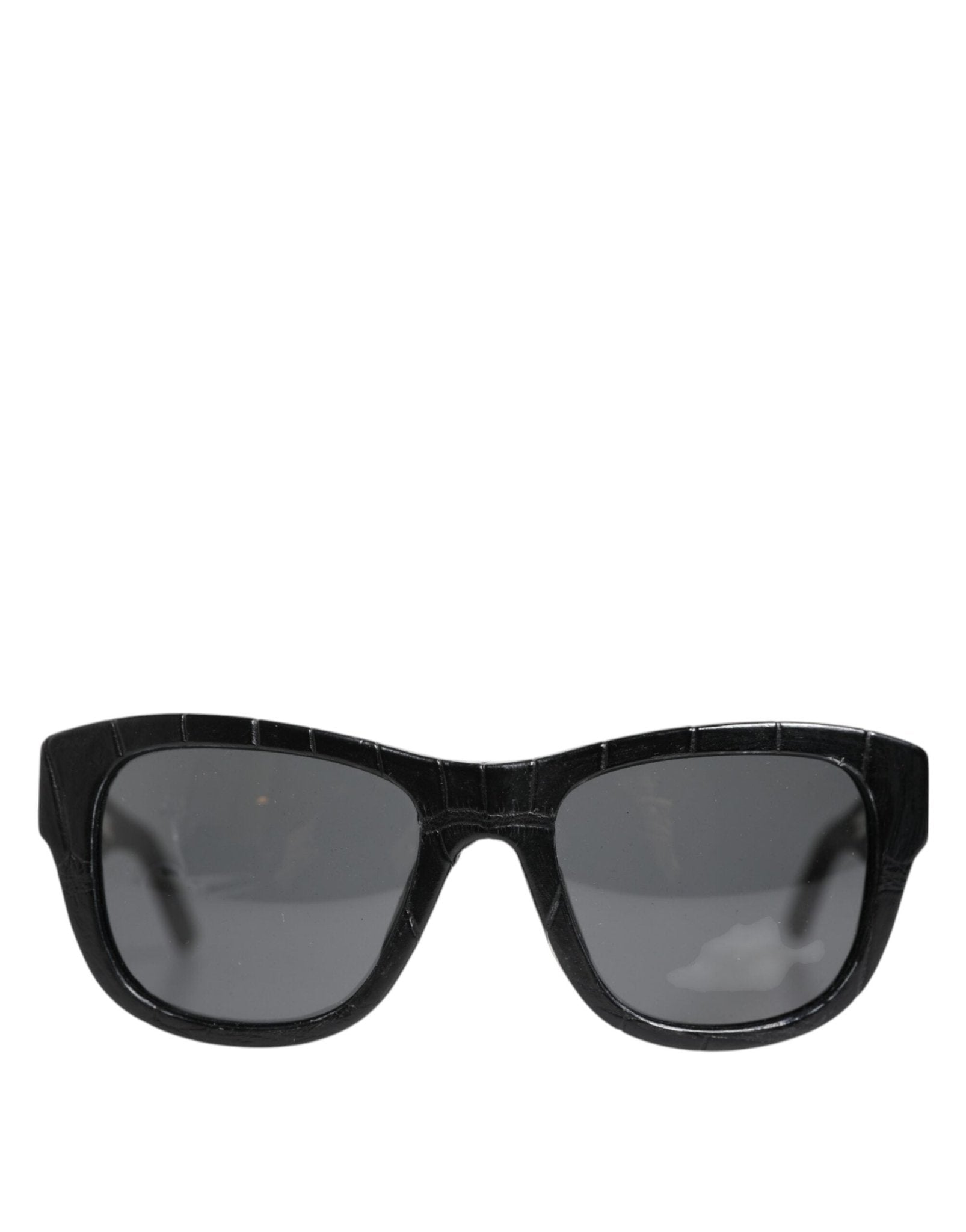Dolce & Gabbana Black Leather Frame DG4177 Tinted Lens Sunglasses – par Dolce & Gabbana | Disponible sur Sandy Store ByNet