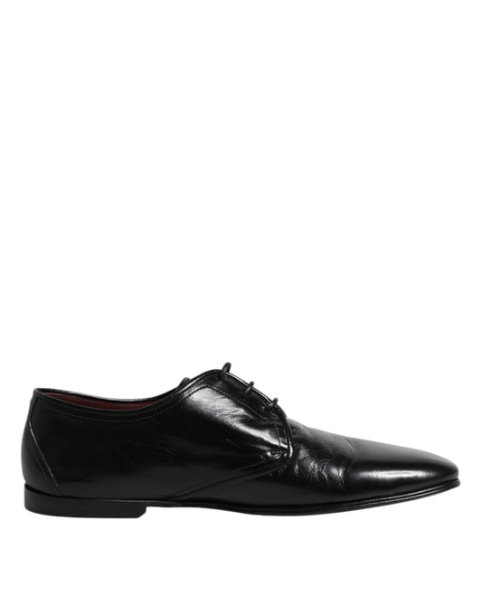 Dolce & Gabbana Black Leather Lace Up Derby Dress Formal Shoes – EU43/US10 par Dolce & Gabbana | Disponible sur Sandy Store ByNet