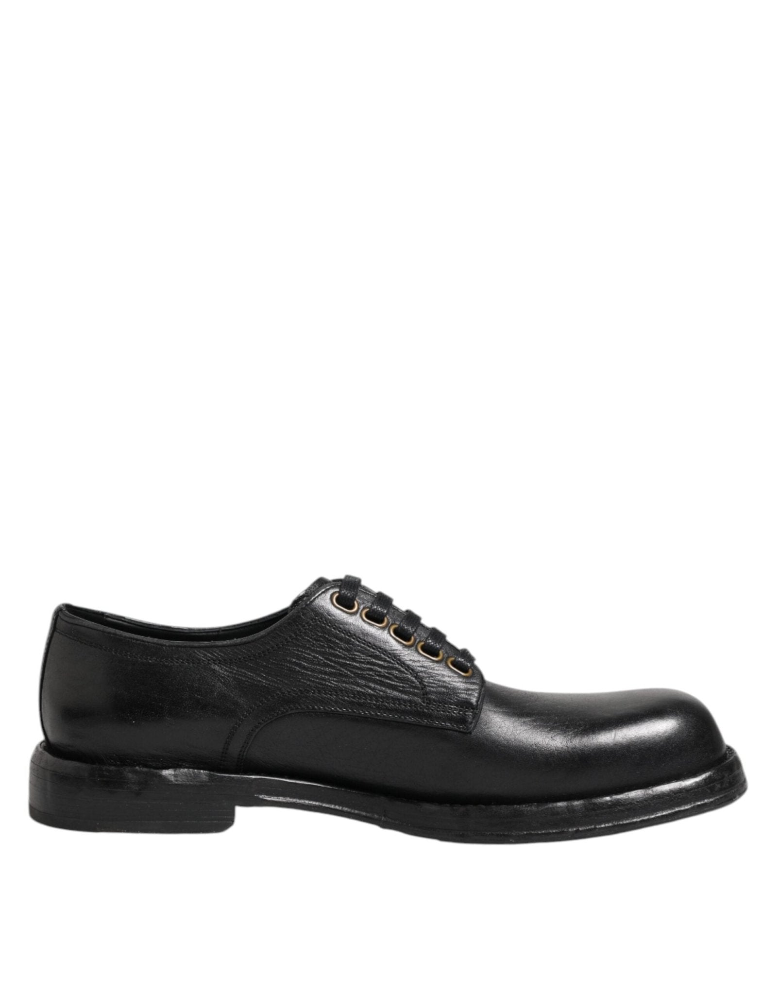 Dolce & Gabbana Black Leather Lace Up Derby Formal Shoes – EU42.5/US9.5 par Dolce & Gabbana | Disponible sur Sandy Store ByNet