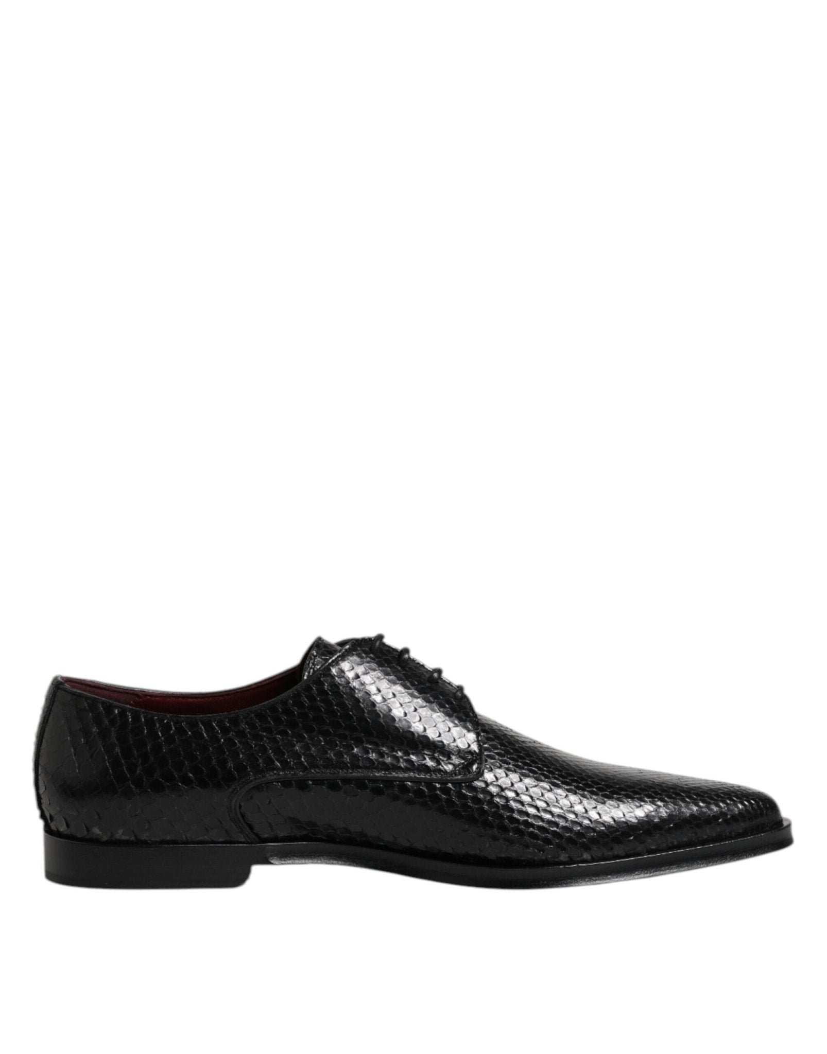 Dolce & Gabbana Black Leather Lace Up Dress Men Derby Shoes – EU40/US7 par Dolce & Gabbana | Disponible sur Sandy Store ByNet