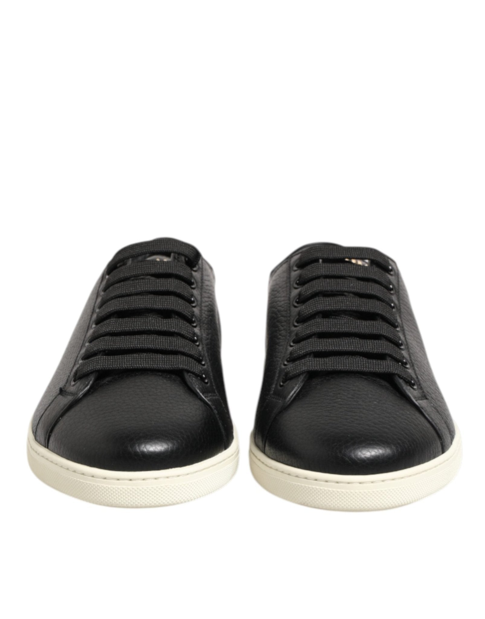 Dolce & Gabbana Black Leather Lace Up Low Top Sneakers Shoes – EU39/US6 par Dolce & Gabbana | Disponible sur Sandy Store ByNet