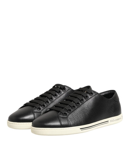 Dolce & Gabbana Black Leather Lace Up Low Top Sneakers Shoes – EU39/US6 par Dolce & Gabbana | Disponible sur Sandy Store ByNet