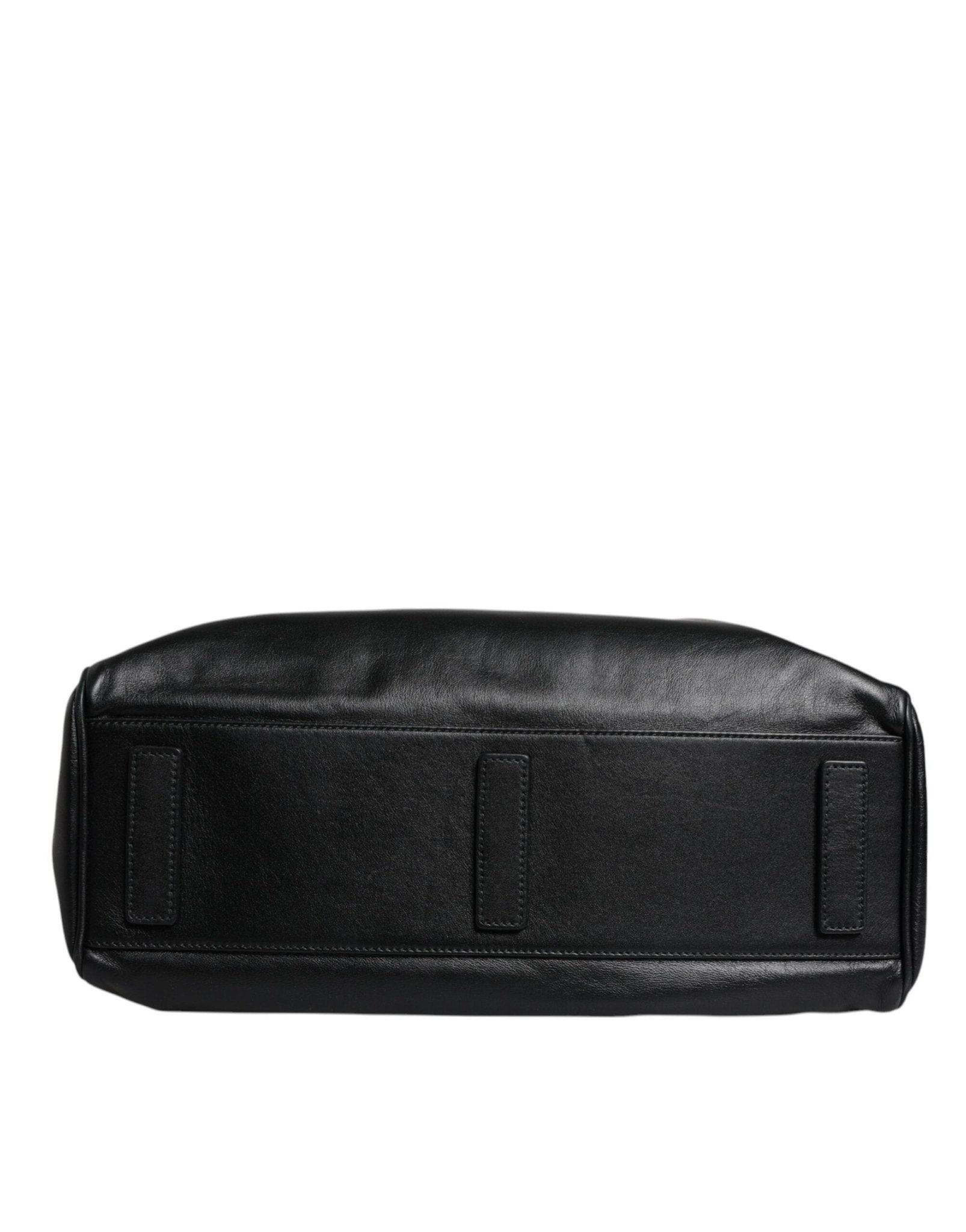 Dolce & Gabbana Black Leather Messenger Shoulder Strap Bag - Sandy Store ByNet