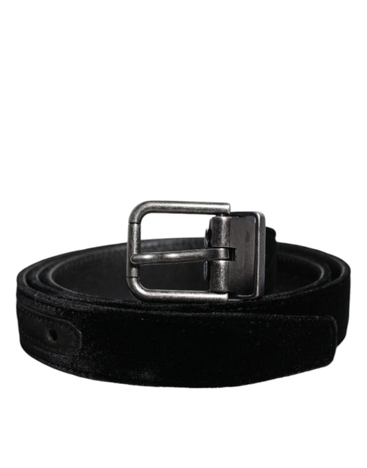 Dolce & Gabbana Black Leather Metal Buckle Classic Belt - Sandy Store ByNet