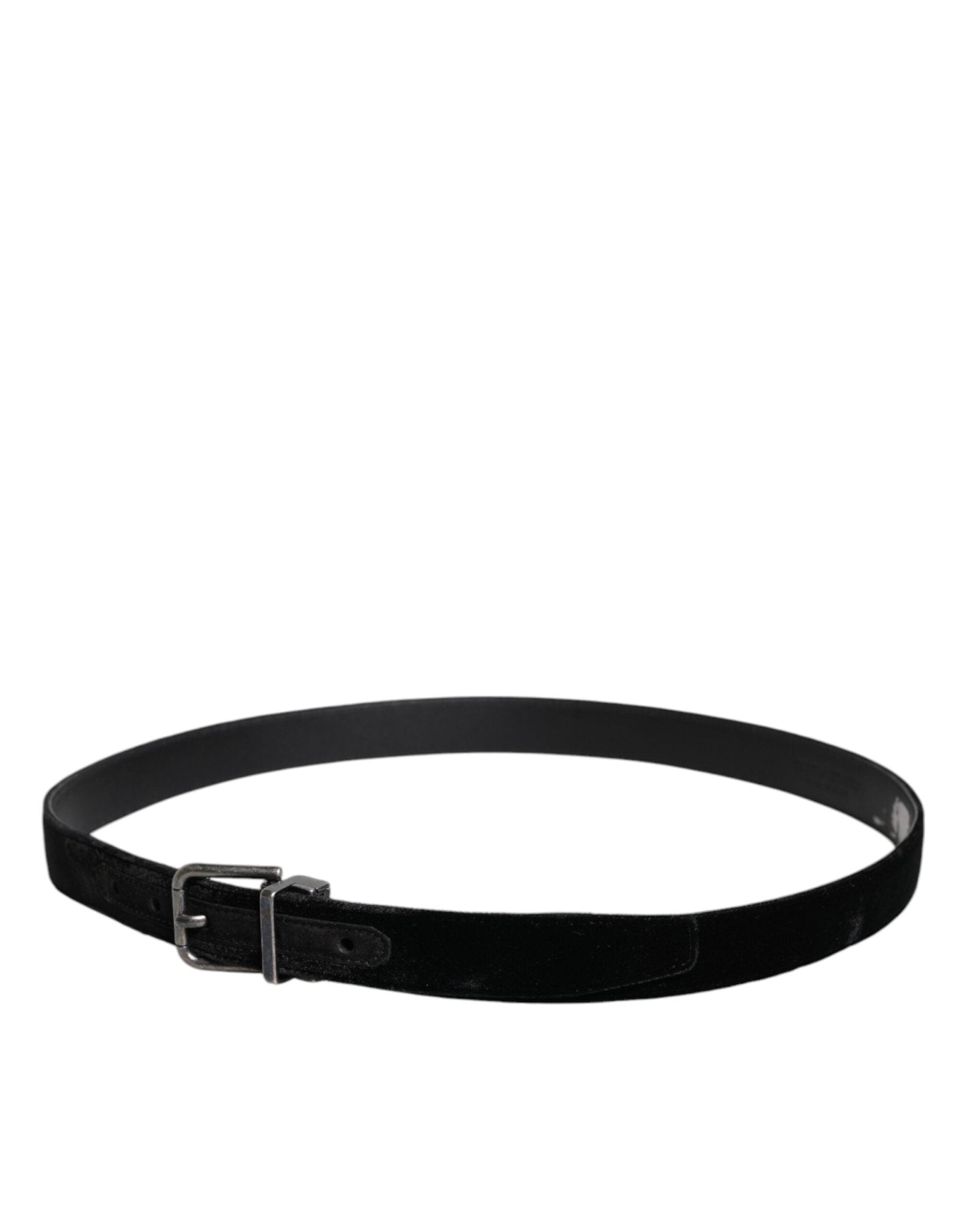 Dolce & Gabbana Black Leather Metal Buckle Classic Belt - Sandy Store ByNet