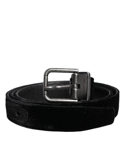 Dolce & Gabbana Black Leather Metal Buckle Classic Belt - Sandy Store ByNet