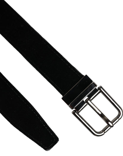 Dolce & Gabbana Black Leather Metal Buckle Classic Belt - Sandy Store ByNet
