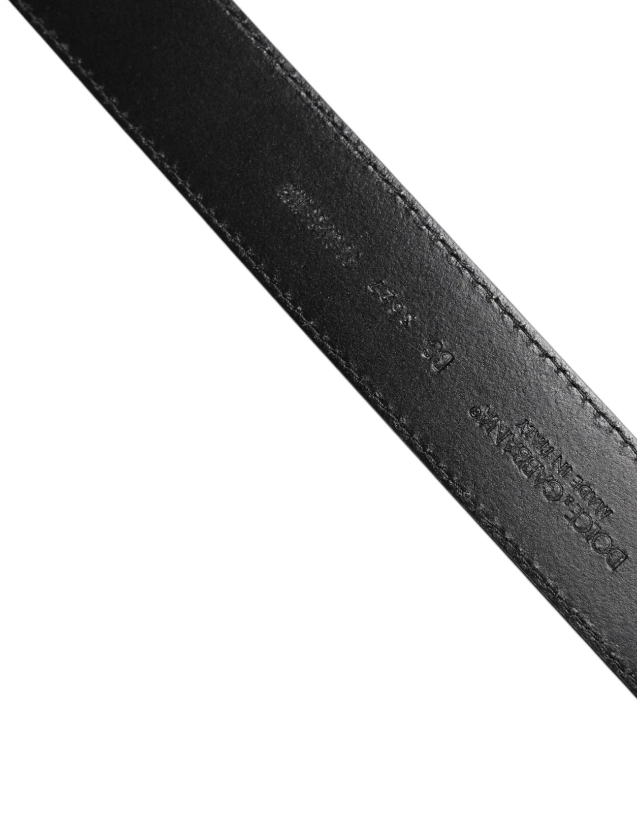 Dolce & Gabbana Black Leather Metal Buckle Classic Men Belt – 90 cm / 36 Inches par Dolce & Gabbana | Disponible sur Sandy Store ByNet