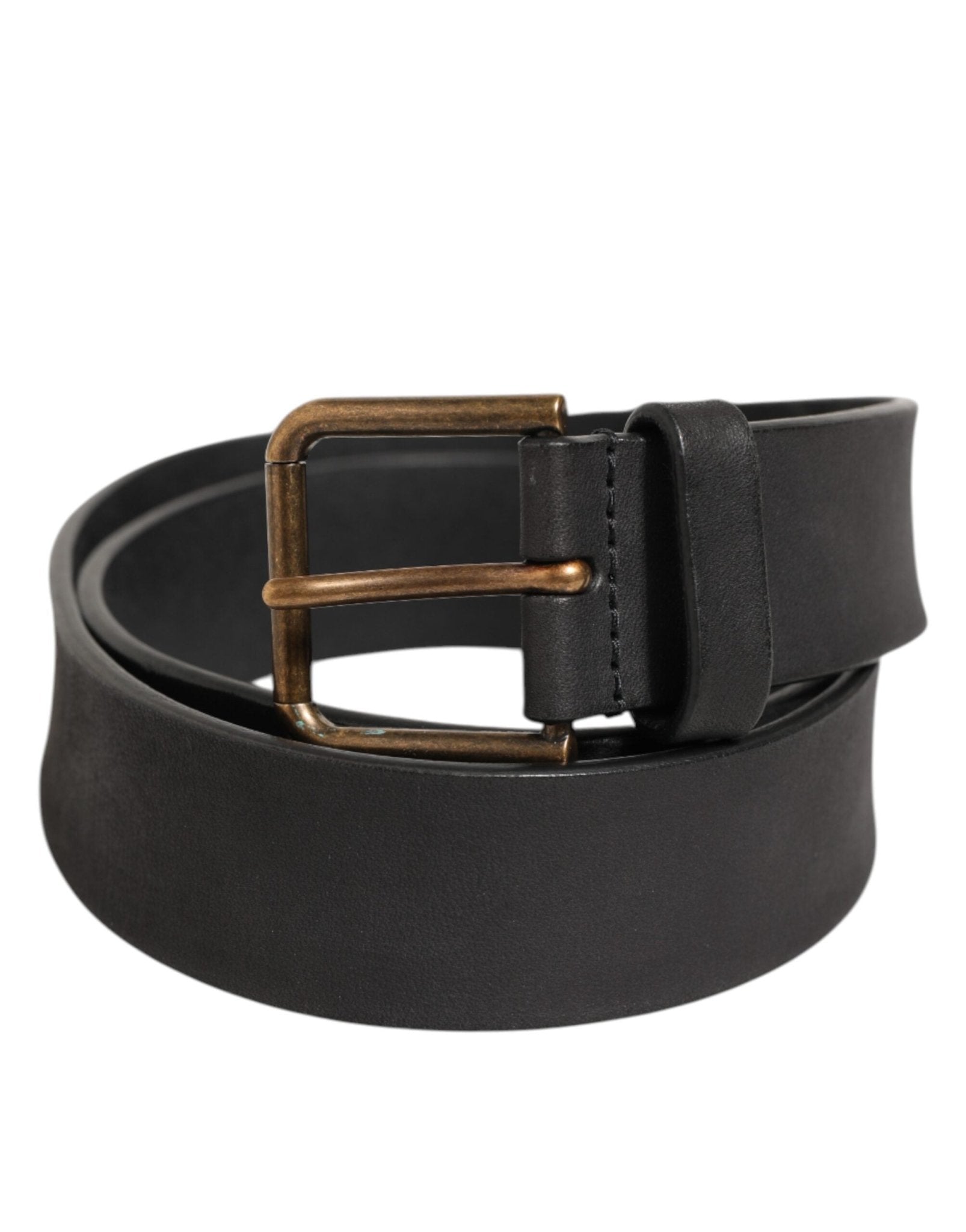 Dolce & Gabbana Black Leather Metal Buckle Classic Men Belt – 90 cm / 36 Inches par Dolce & Gabbana | Disponible sur Sandy Store ByNet