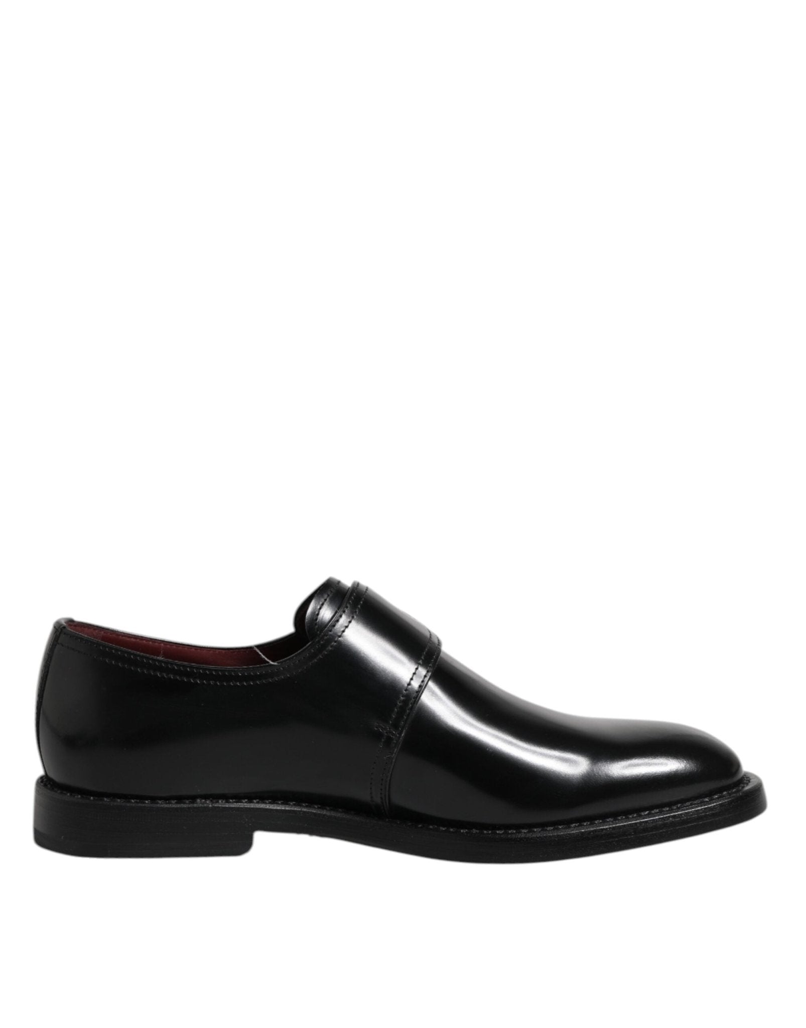 Dolce & Gabbana Black Leather Monk Strap Derby Formal Shoes – EU46/US13 par Dolce & Gabbana | Disponible sur Sandy Store ByNet