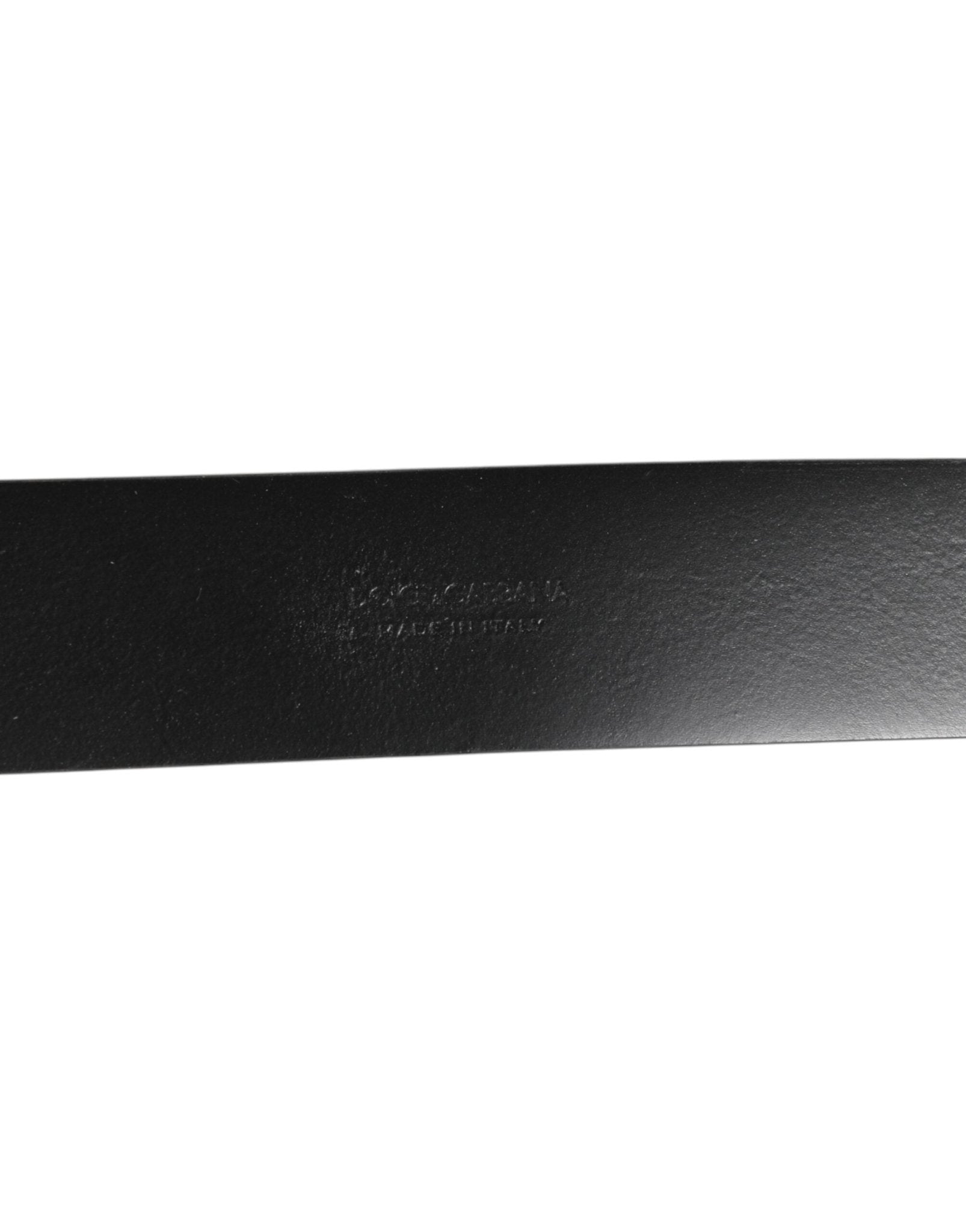 Dolce & Gabbana Black Leather Side Rings Brass Buckle Belt – 90 cm / 36 Inches par Dolce & Gabbana | Disponible sur Sandy Store ByNet
