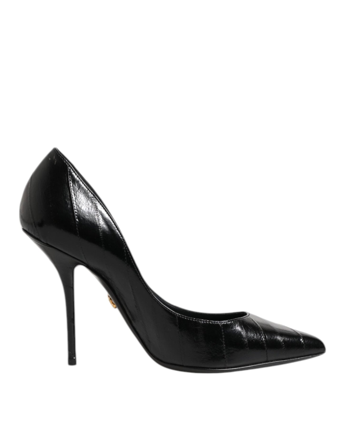 Dolce & Gabbana Black Leather Stiletto High Heels Pumps Shoes – EU37/US6.5 par Dolce & Gabbana | Disponible sur Sandy Store ByNet