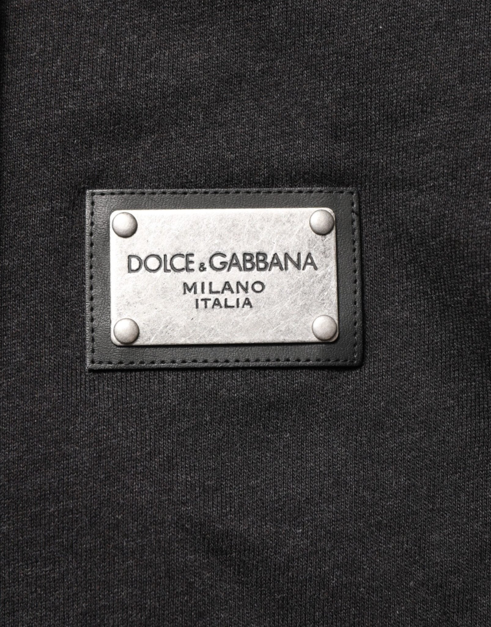 Dolce & Gabbana Black Logo FullZip Hooded Sweatshirt Sweater – IT46 | S par Dolce & Gabbana | Disponible sur Sandy Store ByNet