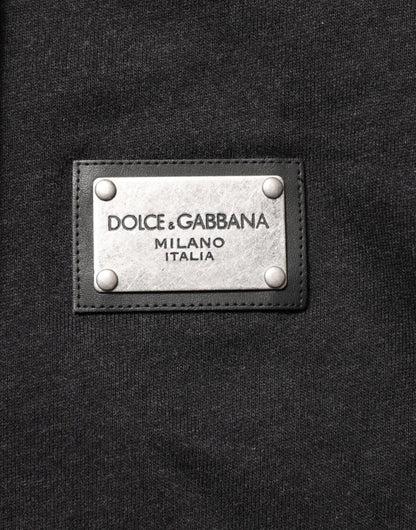 Dolce & Gabbana Black Logo FullZip Hooded Sweatshirt Sweater – IT46 | S par Dolce & Gabbana | Disponible sur Sandy Store ByNet