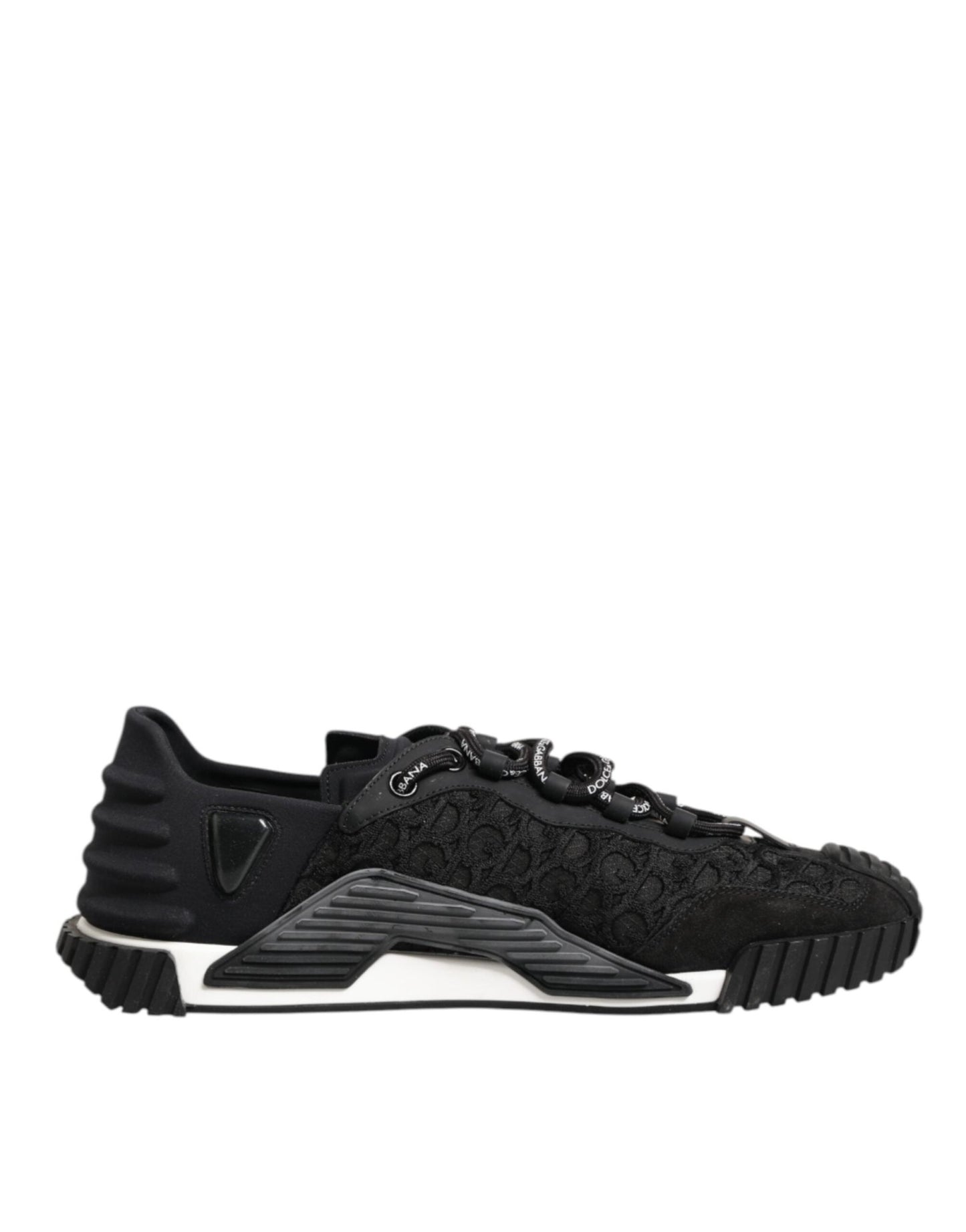 Dolce & Gabbana Black Logo Lace Low Top NS1 Sneaker Shoes – EU44.5/US11.5 par Dolce & Gabbana | Disponible sur Sandy Store ByNet