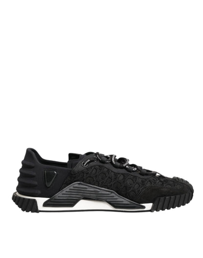 Dolce & Gabbana Black Logo Lace Low Top NS1 Sneaker Shoes – EU44.5/US11.5 par Dolce & Gabbana | Disponible sur Sandy Store ByNet