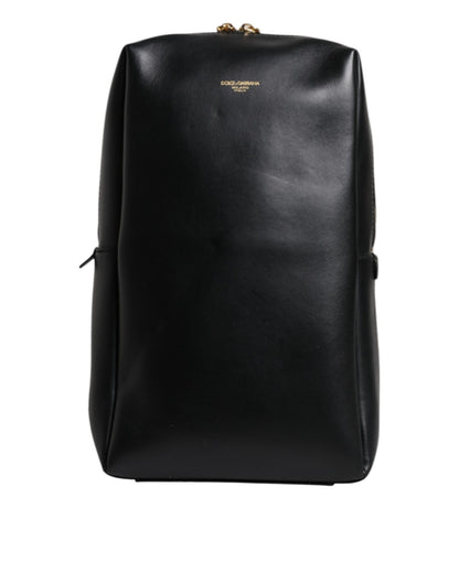 Dolce & Gabbana Black Logo Leather Belt Waist Shoulder Men Crossbody Bag - Sandy Store ByNet