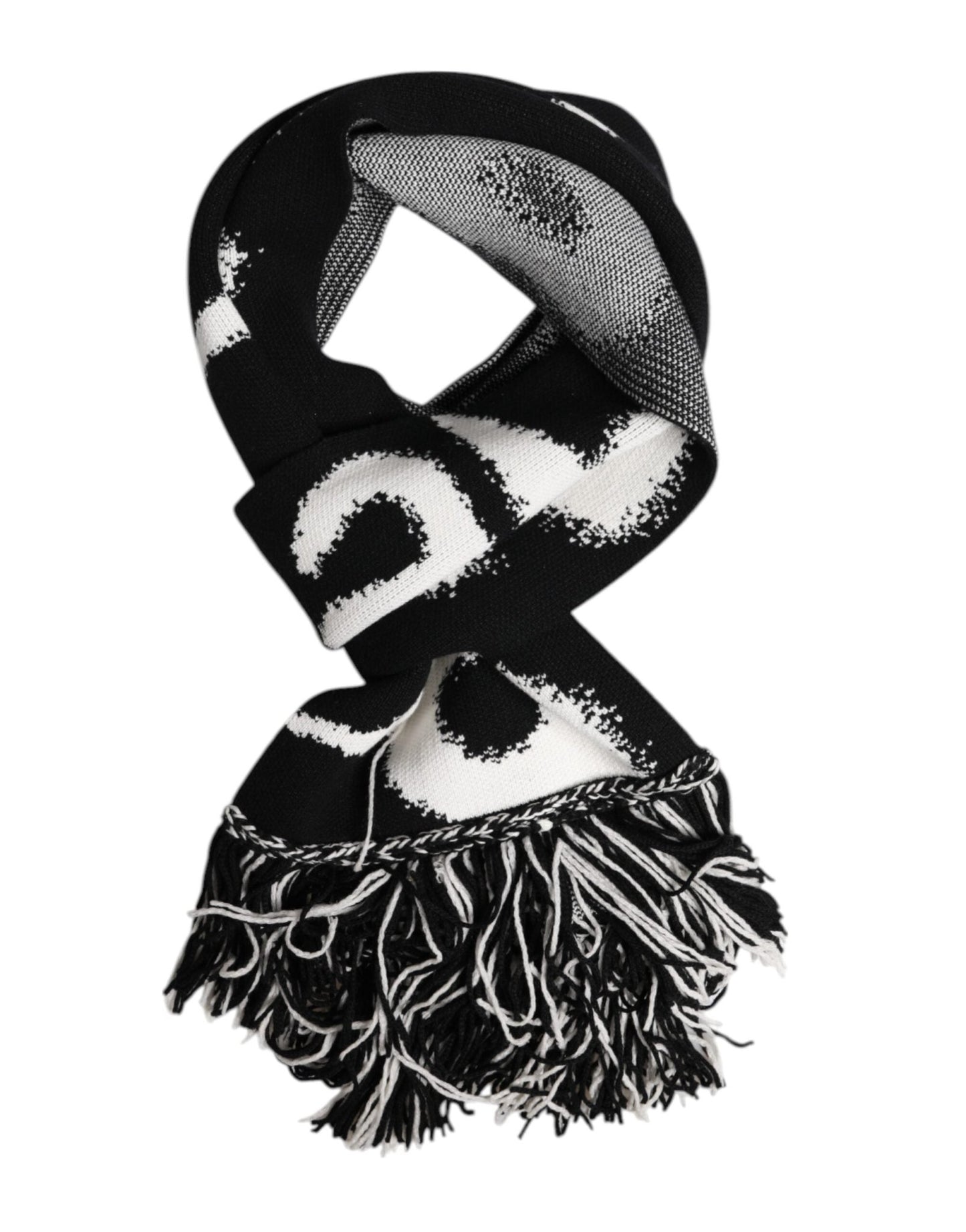 Dolce & Gabbana Black Logo Neck Warmer Wrap Men Shawl Scarf – par Dolce & Gabbana | Disponible sur Sandy Store ByNet