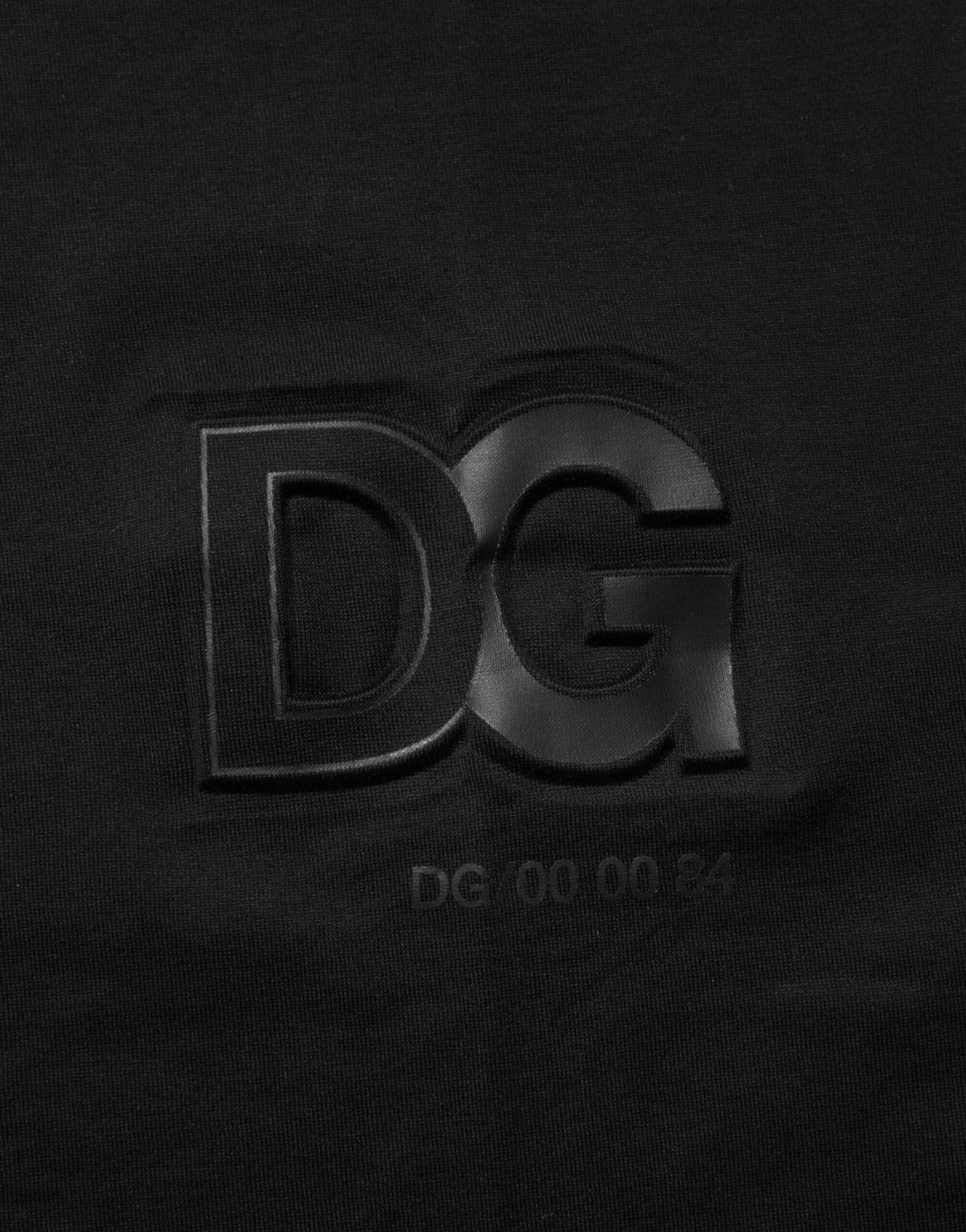 Dolce & Gabbana Black Logo Patch Cotton Men Crew Neck T-shirt – IT50 | L par Dolce & Gabbana | Disponible sur Sandy Store ByNet