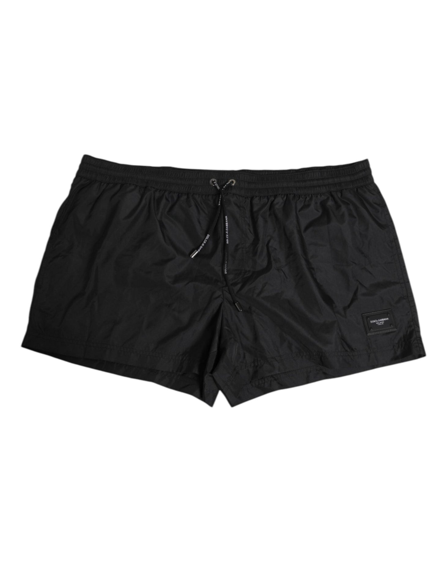 Dolce & Gabbana Black Logo Polyester Beachwear Shorts Swimwear – IT4 | S par Dolce & Gabbana | Disponible sur Sandy Store ByNet