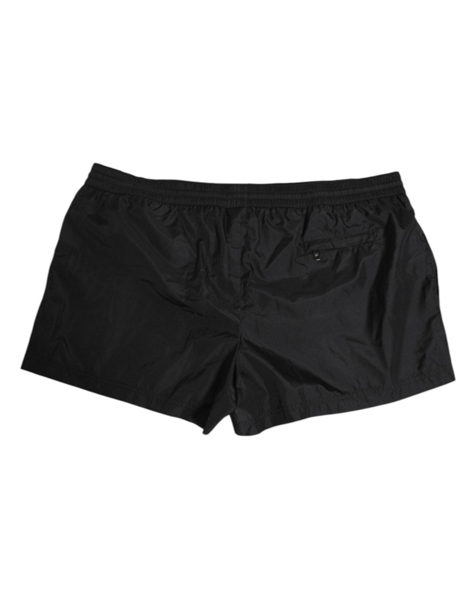 Dolce & Gabbana Black Logo Polyester Beachwear Shorts Swimwear – IT4 | S par Dolce & Gabbana | Disponible sur Sandy Store ByNet