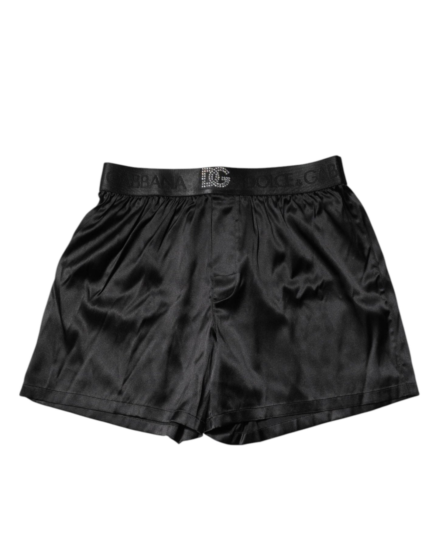 Dolce & Gabbana Black Logo Waist Regular Boxer Shorts Underwear – IT4 | S par Dolce & Gabbana | Disponible sur Sandy Store ByNet