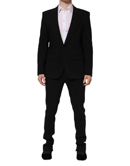 Dolce & Gabbana Black MARTINI Single Breasted 2 Piece Suit – IT52 | XL par Dolce & Gabbana | Disponible sur Sandy Store ByNet