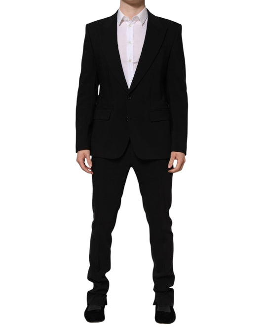 Dolce & Gabbana Black MARTINI Single Breasted 2 Piece Suit – IT52 | XL par Dolce & Gabbana | Disponible sur Sandy Store ByNet