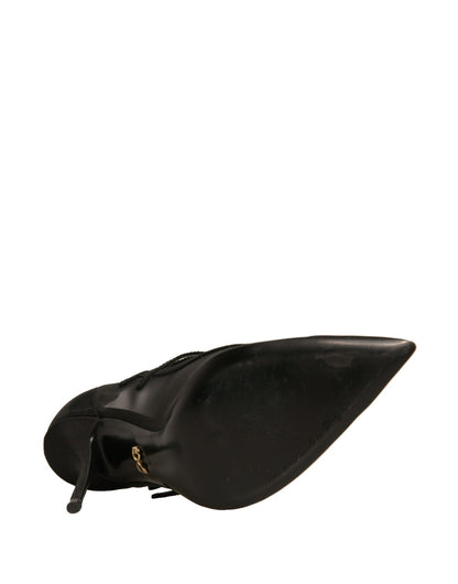 Dolce & Gabbana Black Mesh Mary Jane High Heels Pumps Shoes - Sandy Store ByNet