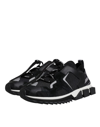 Dolce & Gabbana Black Mesh Sorrento Trekking Sneakers Shoes – EU36.5/US6 par Dolce & Gabbana | Disponible sur Sandy Store ByNet