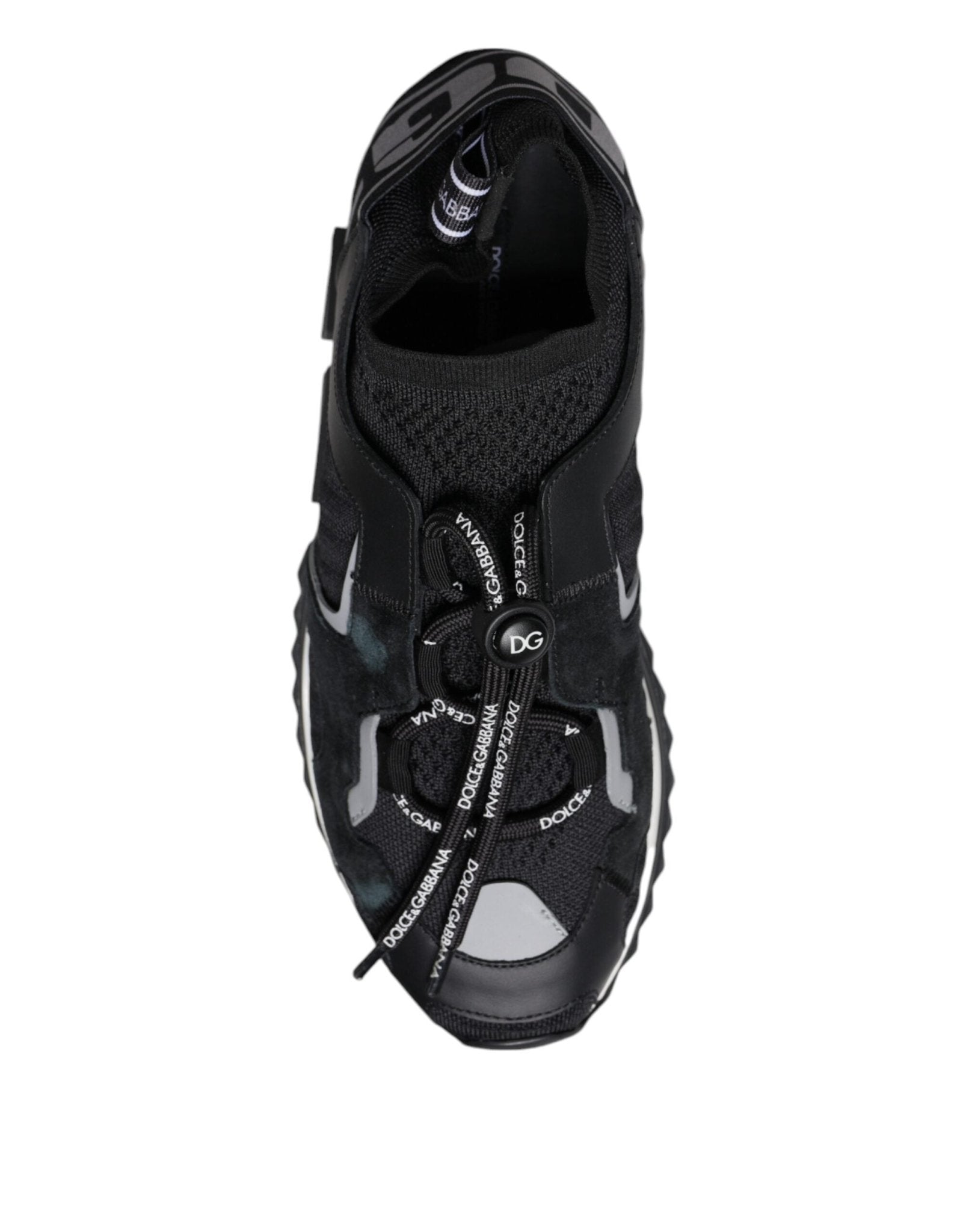 Dolce & Gabbana Black Mesh Sorrento Trekking Sneakers Shoes – EU39.5/US9 par Dolce & Gabbana | Disponible sur Sandy Store ByNet