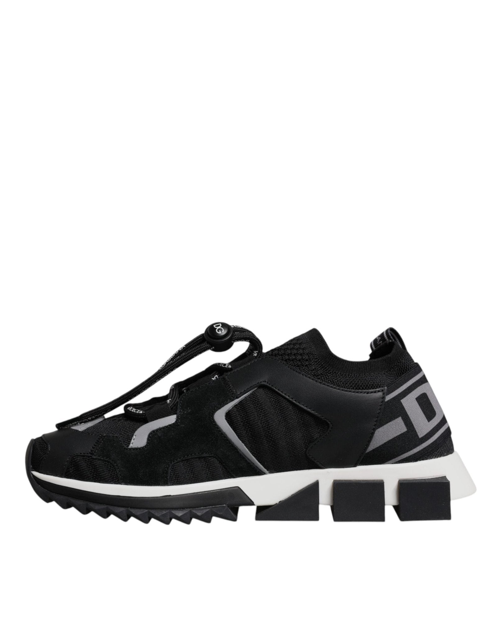 Dolce & Gabbana Black Mesh Sorrento Trekking Sneakers Shoes – EU39.5/US9 par Dolce & Gabbana | Disponible sur Sandy Store ByNet