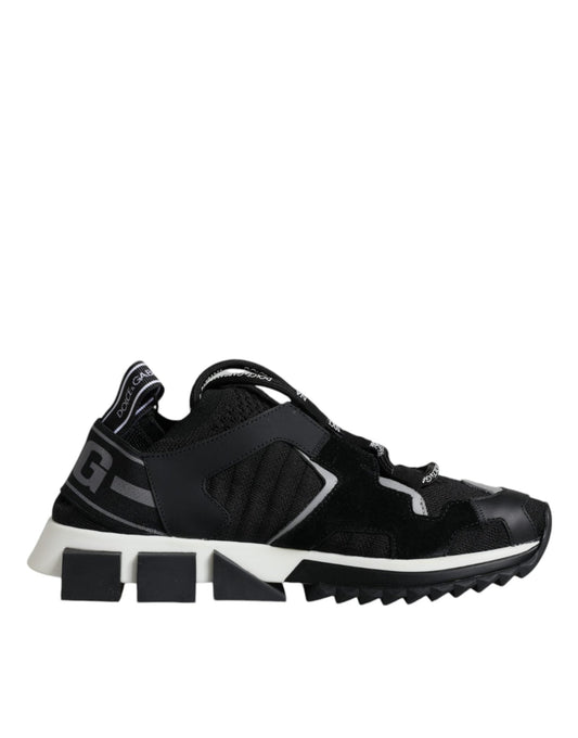 Dolce & Gabbana Black Mesh Sorrento Trekking Sneakers Shoes – EU37/US7 par Dolce & Gabbana | Disponible sur Sandy Store ByNet