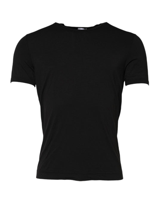 Dolce & Gabbana Black Modal Men Crew Neck Underwear T-shirt – IT4 | S par Dolce & Gabbana | Disponible sur Sandy Store ByNet