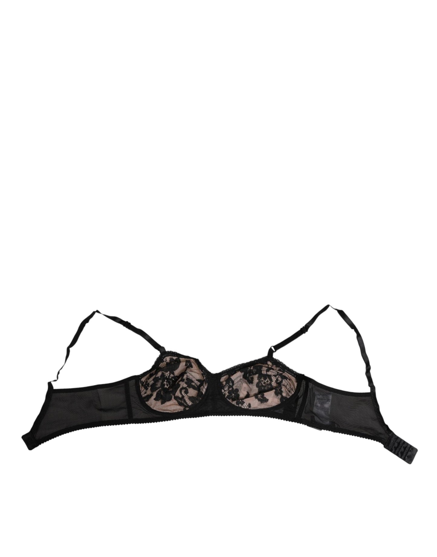 Dolce & Gabbana Black Nude Floral Lace Sheer Bra Underwear – IT2 | S par Dolce & Gabbana | Disponible sur Sandy Store ByNet