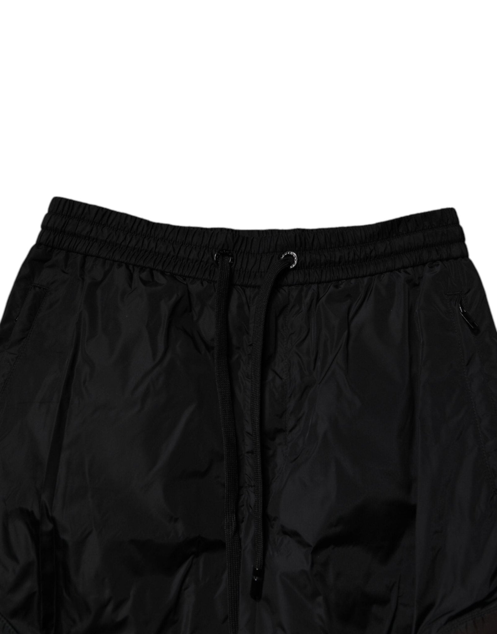 Dolce & Gabbana Black Nylon Cargo Jogger Men Sweatpants Pants - Sandy Store ByNet