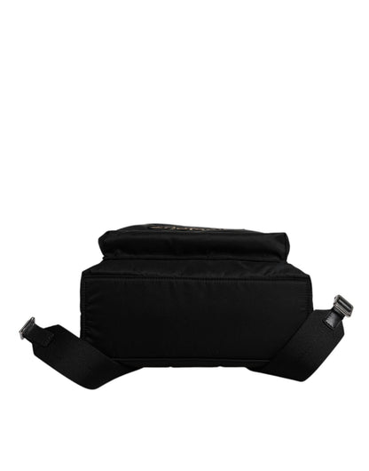 Dolce & Gabbana Black Nylon #DGFAMILY Embellished Backpack VULCANO Bag - Sandy Store ByNet