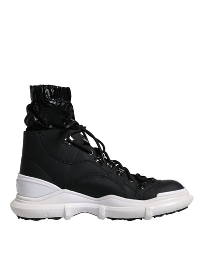 Dolce & Gabbana Black Nylon Galileo High Top Sneakers Shoes – EU44/US11 par Dolce & Gabbana | Disponible sur Sandy Store ByNet