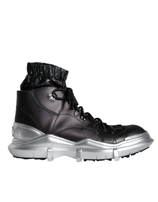 Dolce & Gabbana Black Nylon Galileo High Top Sneakers Shoes – EU44/US11 par Dolce & Gabbana | Disponible sur Sandy Store ByNet