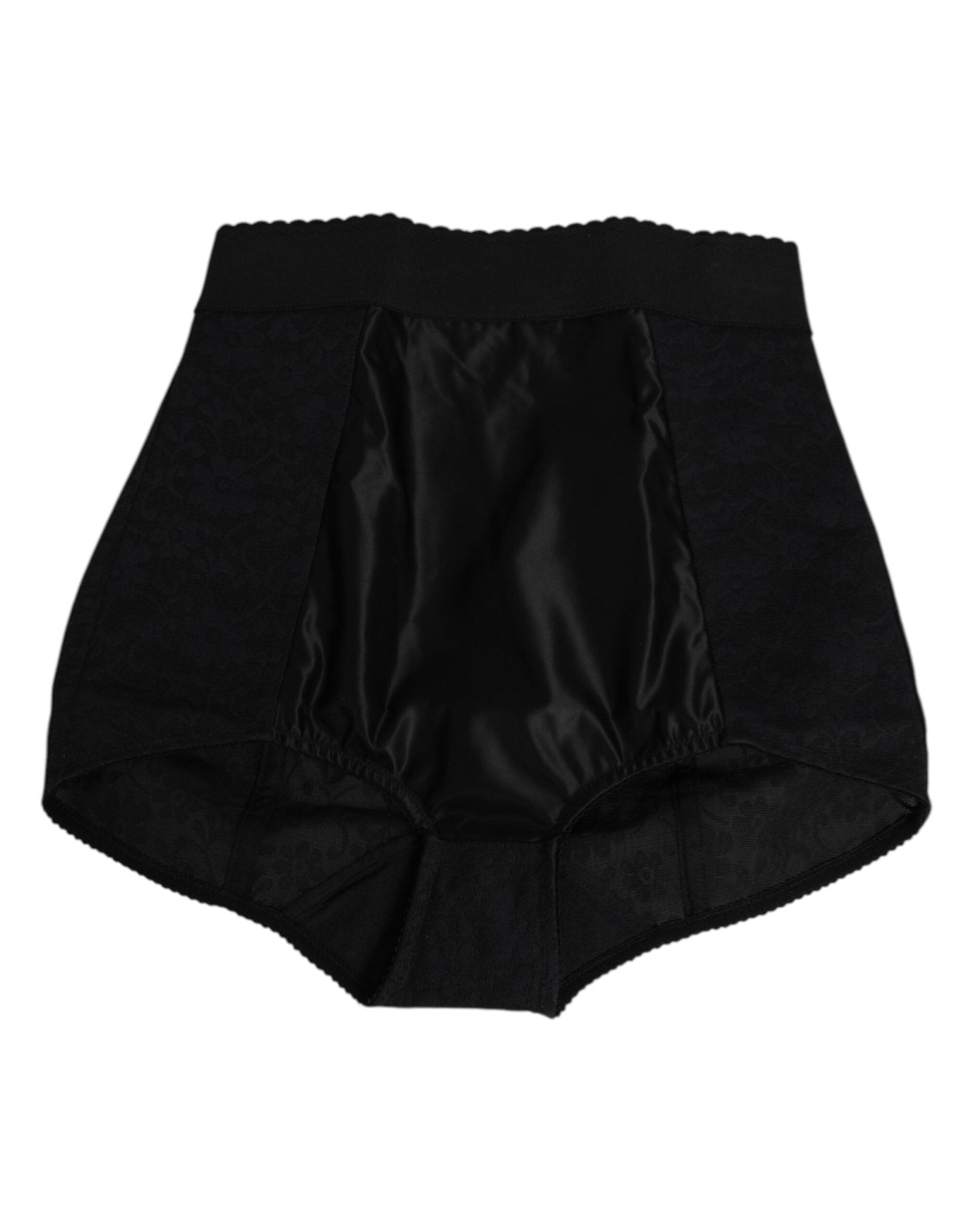 Dolce & Gabbana Black Nylon High Waist Short Panty Underwear – IT42|M par Dolce & Gabbana | Disponible sur Sandy Store ByNet