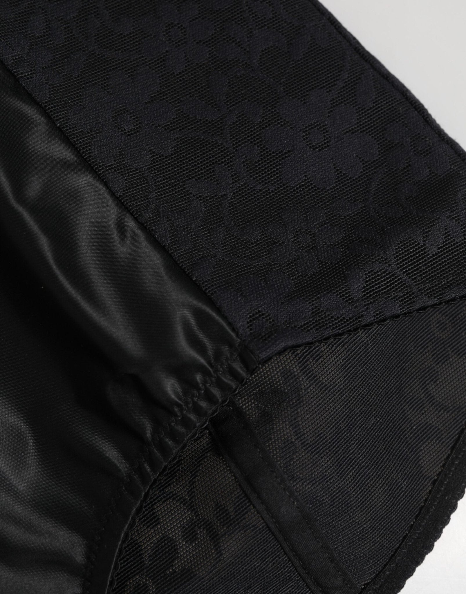 Dolce & Gabbana Black Nylon High Waist Short Panty Underwear – IT42|M par Dolce & Gabbana | Disponible sur Sandy Store ByNet